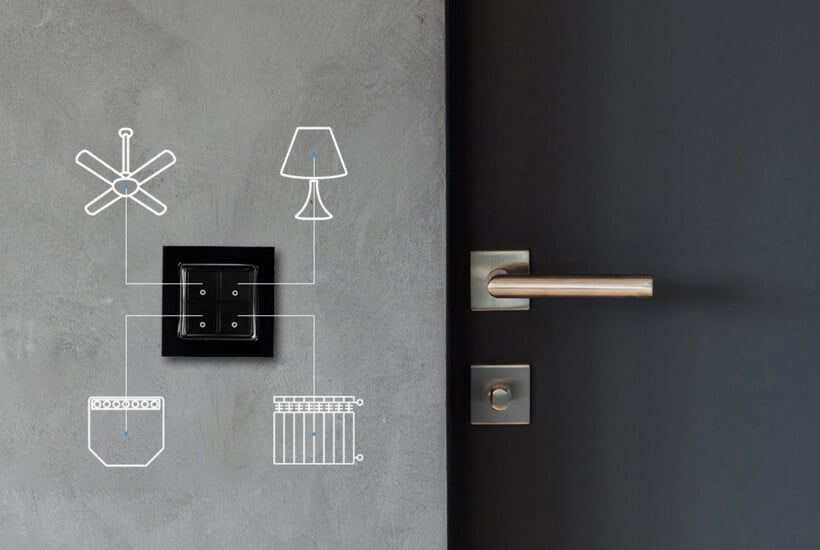 Multi actions smart light switch 
