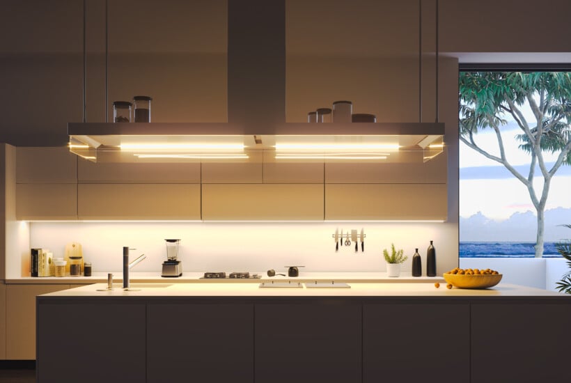 Under cabinet lighting LED strips smart